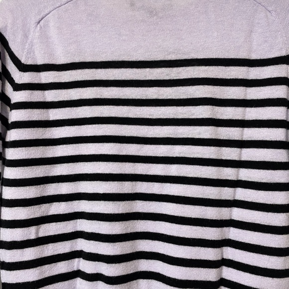 Premise Mauve and Black Striped Women's Sweater - Picture 7 of 9